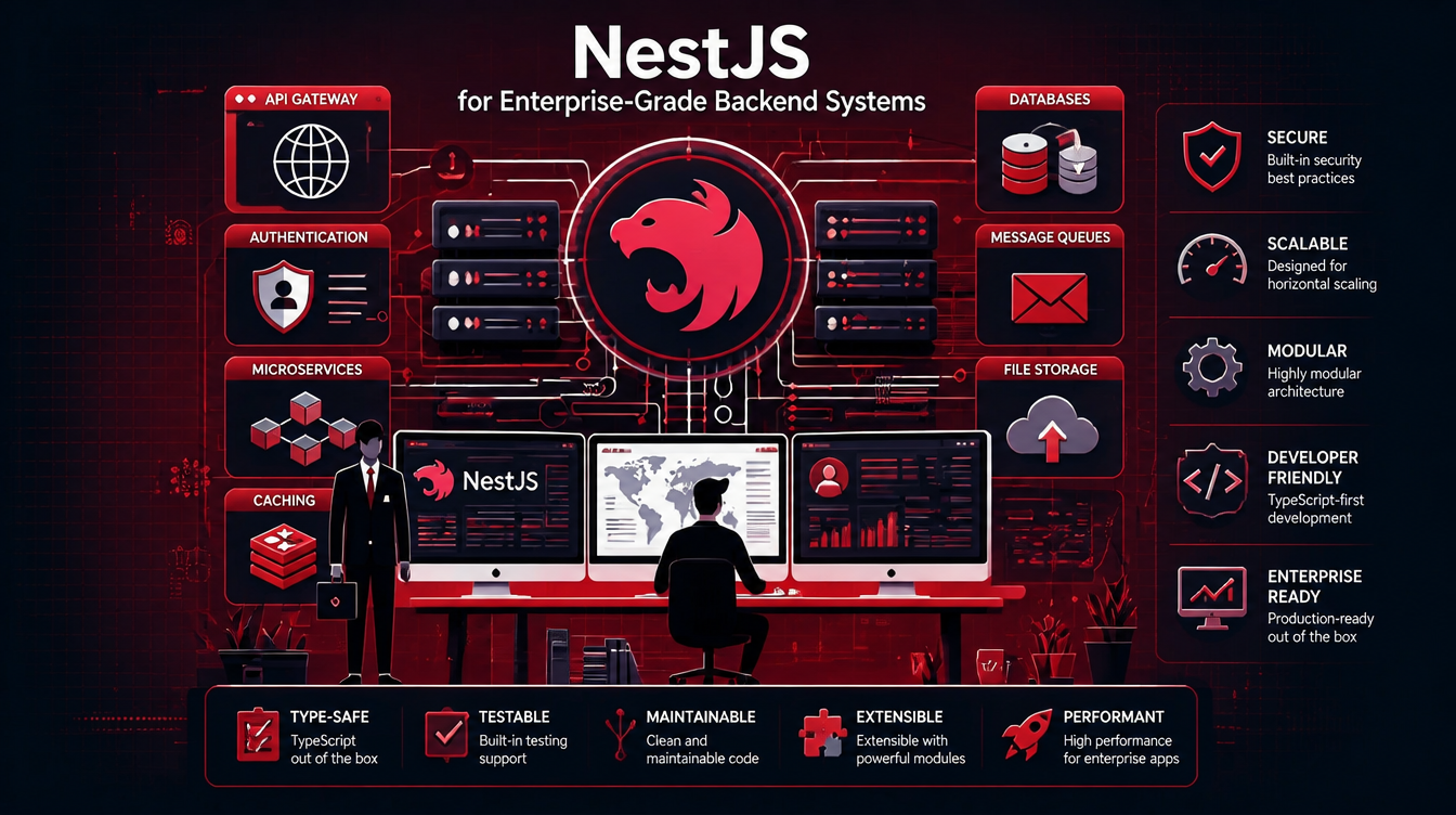 NestJS for Enterprise-Grade Backend Systems cover